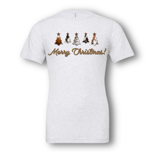 Cowhide Merry Christmas Shirt