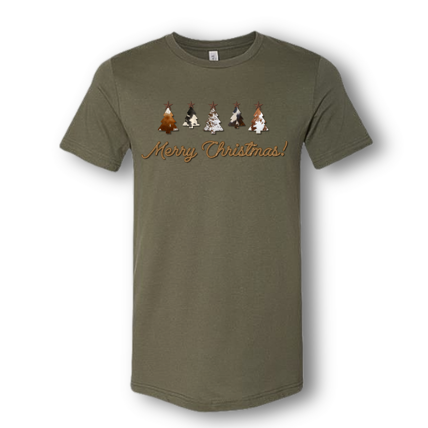 Cowhide Merry Christmas Shirt