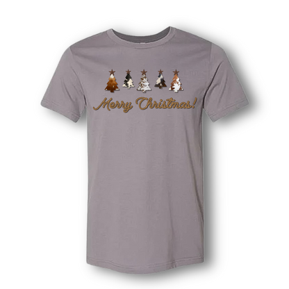 Cowhide Merry Christmas Shirt