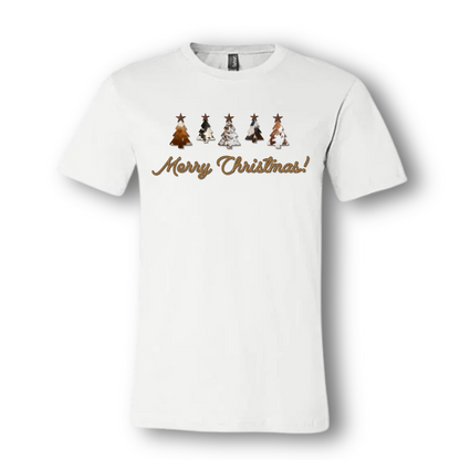 Cowhide Merry Christmas Shirt